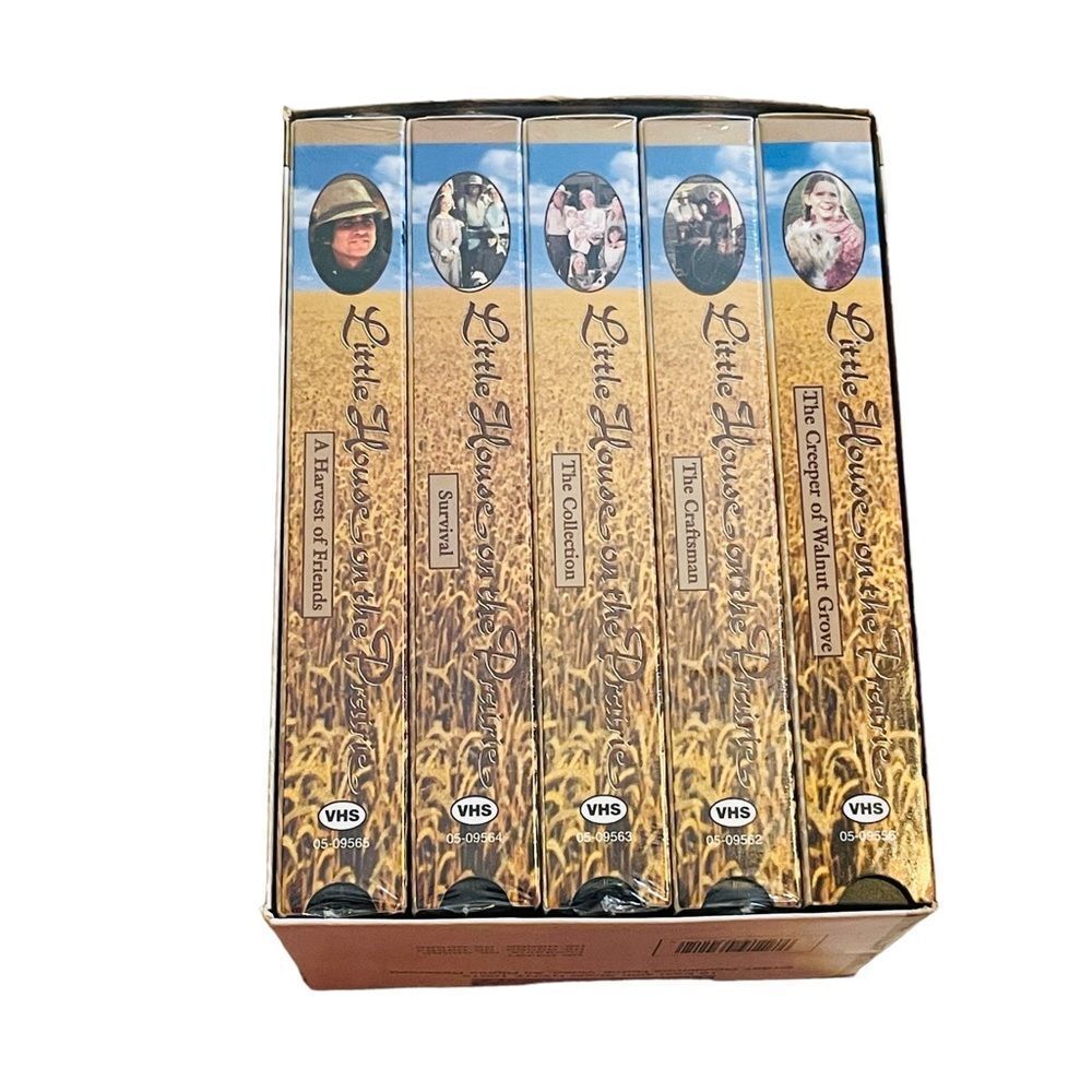 10/$25🦋 NWT Vintage 1974 Little House on the Prairie VHS Collector Series 5-Pack